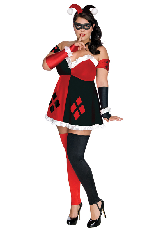 Harley Quinn Cosplay Costume Halloween Dress 15112097